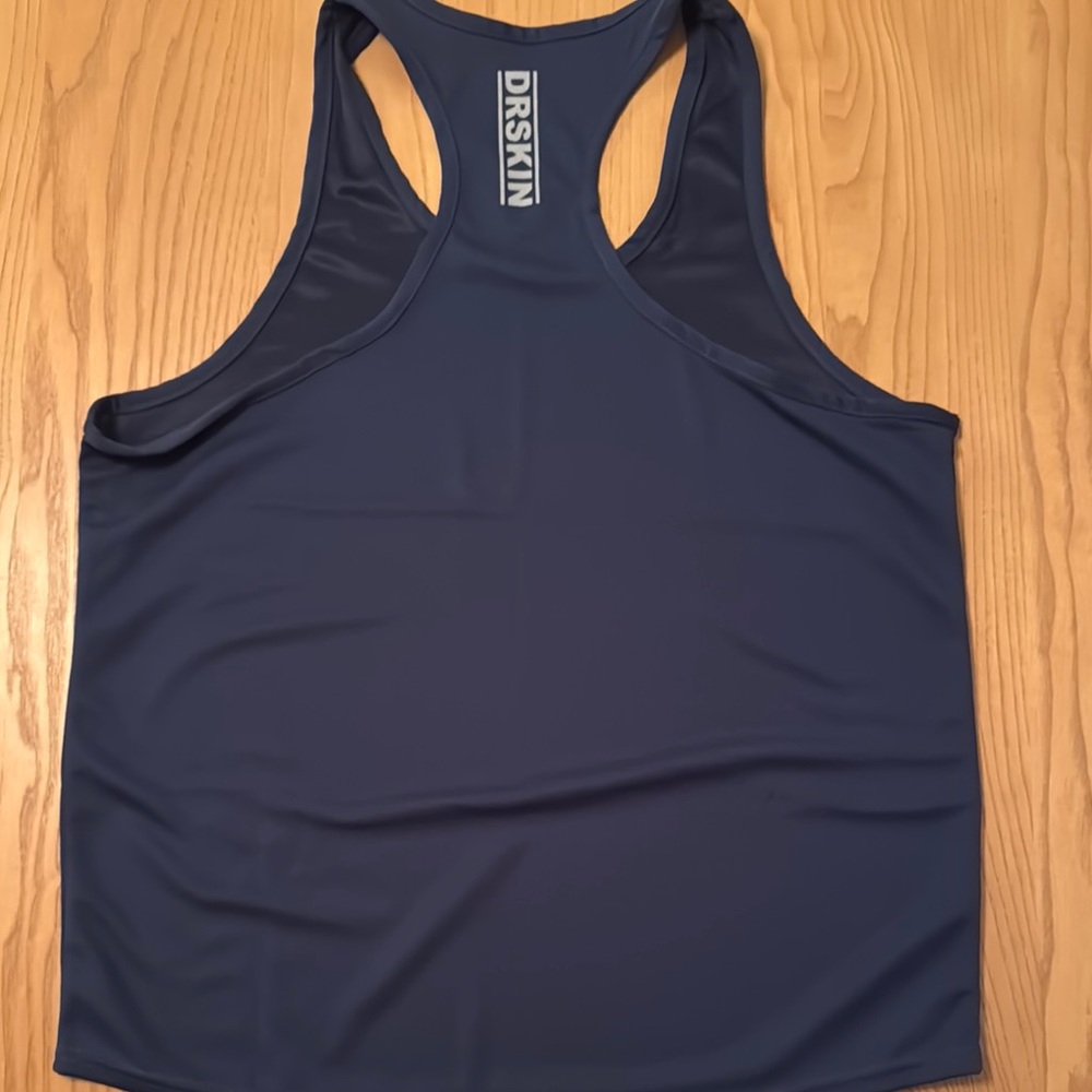 Skin Blue Racerback Tank Top - Picture 2 of 4